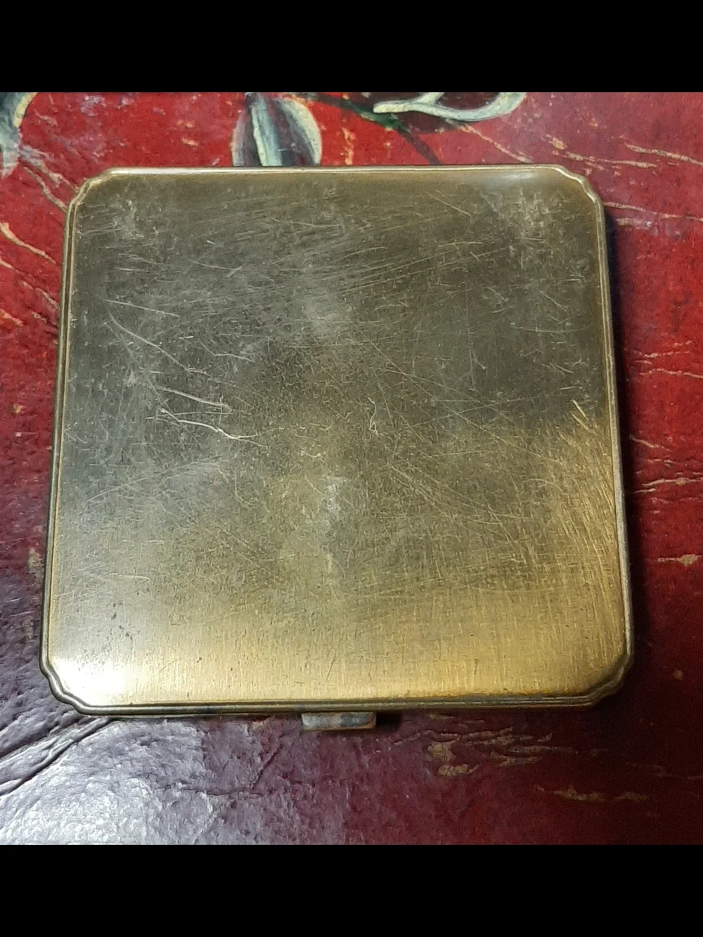 Rare Vintage Sailfish Compact - Blue and Gold